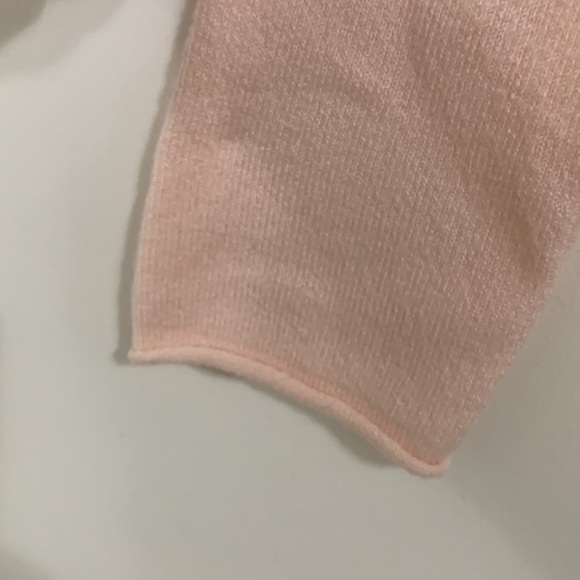 FRENCH CONNECTION size M pink off-the-could shoulder sweater blouse, a loose - Picture 4 of 10